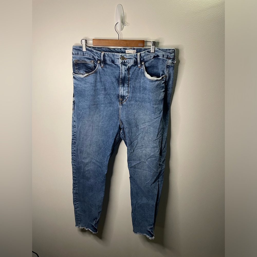 Good American x Revolve Good Waist Crop Skinny Jean Plus Size